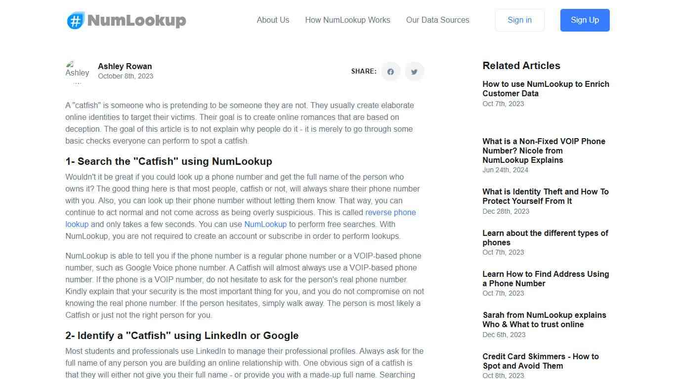 How to Catch a "Catfish" - 5 Easy Ways to Spot a "Catfish"